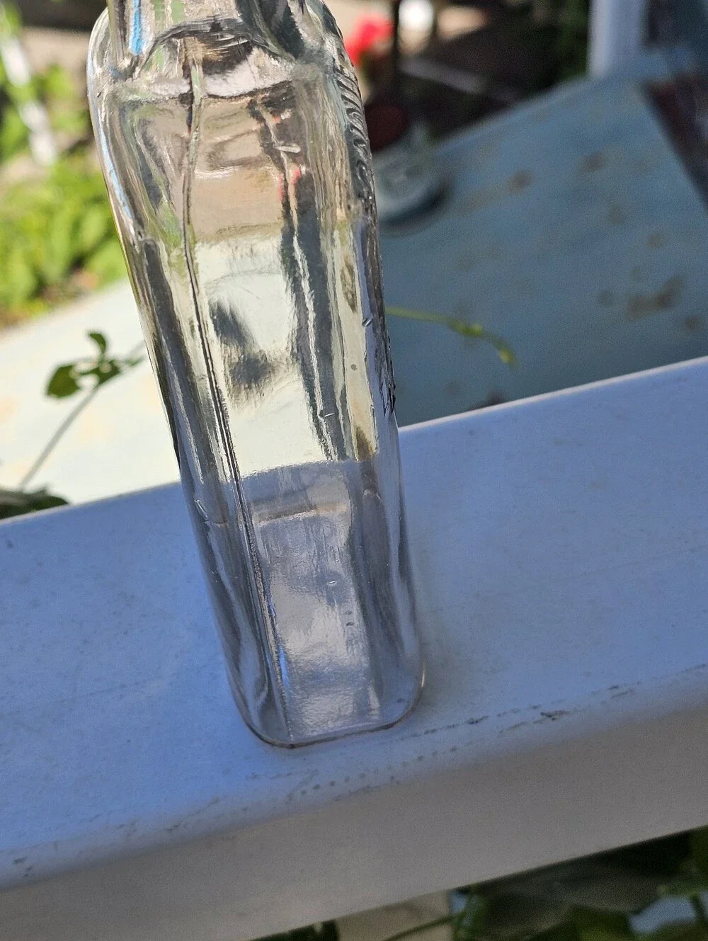 Antique Bonnie Bros Louisville KY Glass Whiskey Flask Pre Prohibition Mold 1022